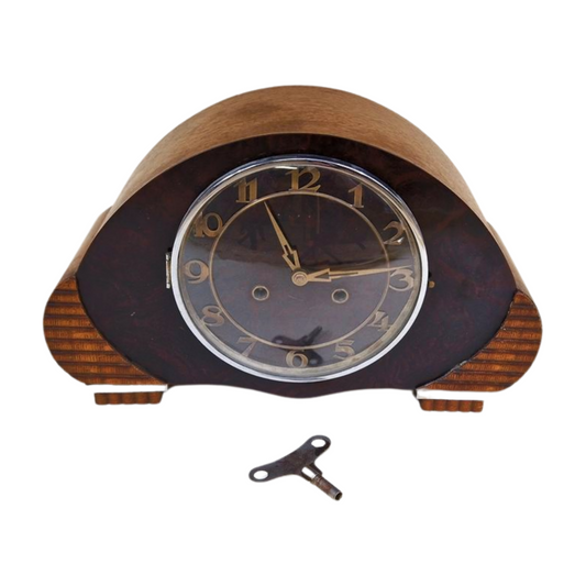 1920s/1930s Antique Amsterdam School Mantle Clock