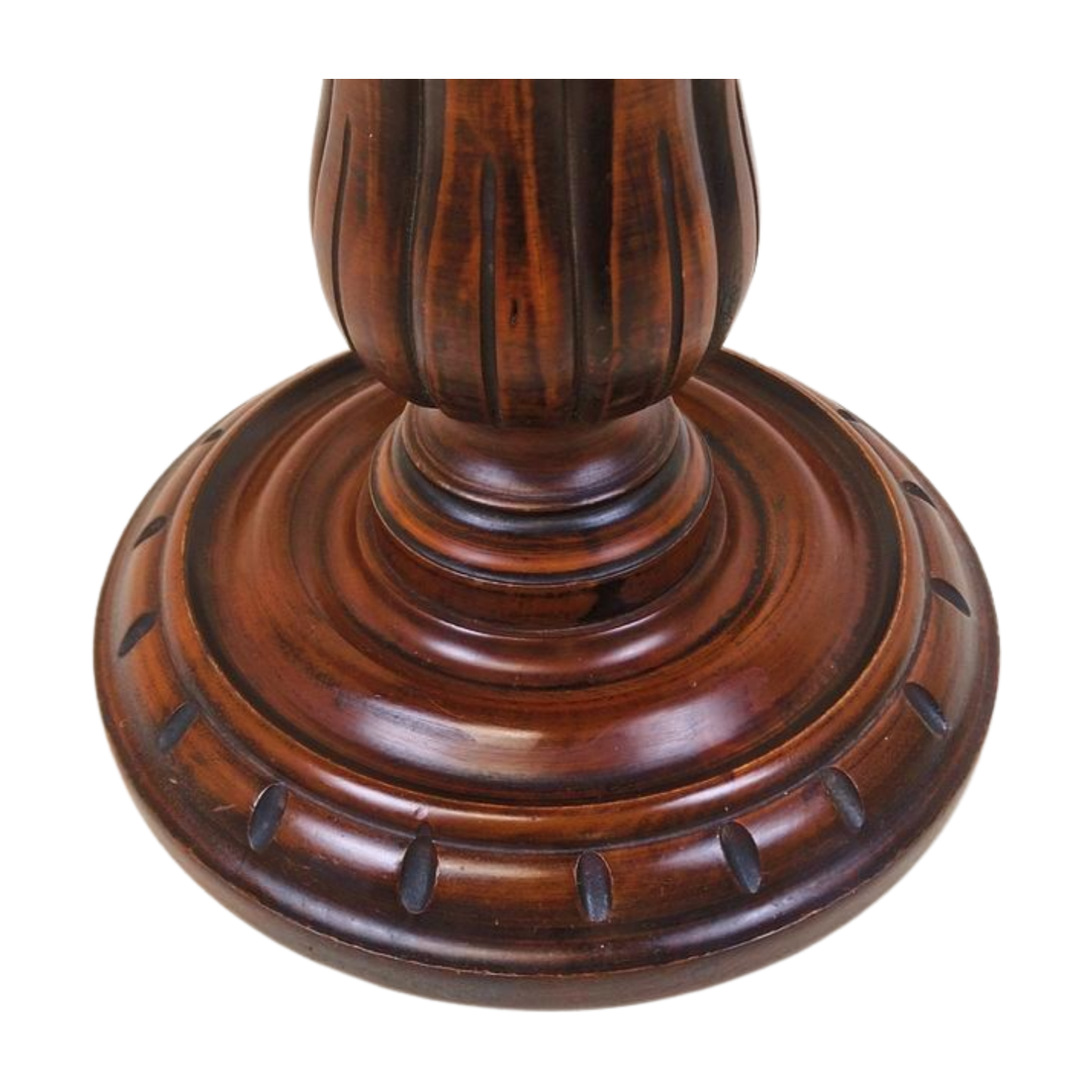 Antique English Mahogany Wooden plant Stand - 1920's