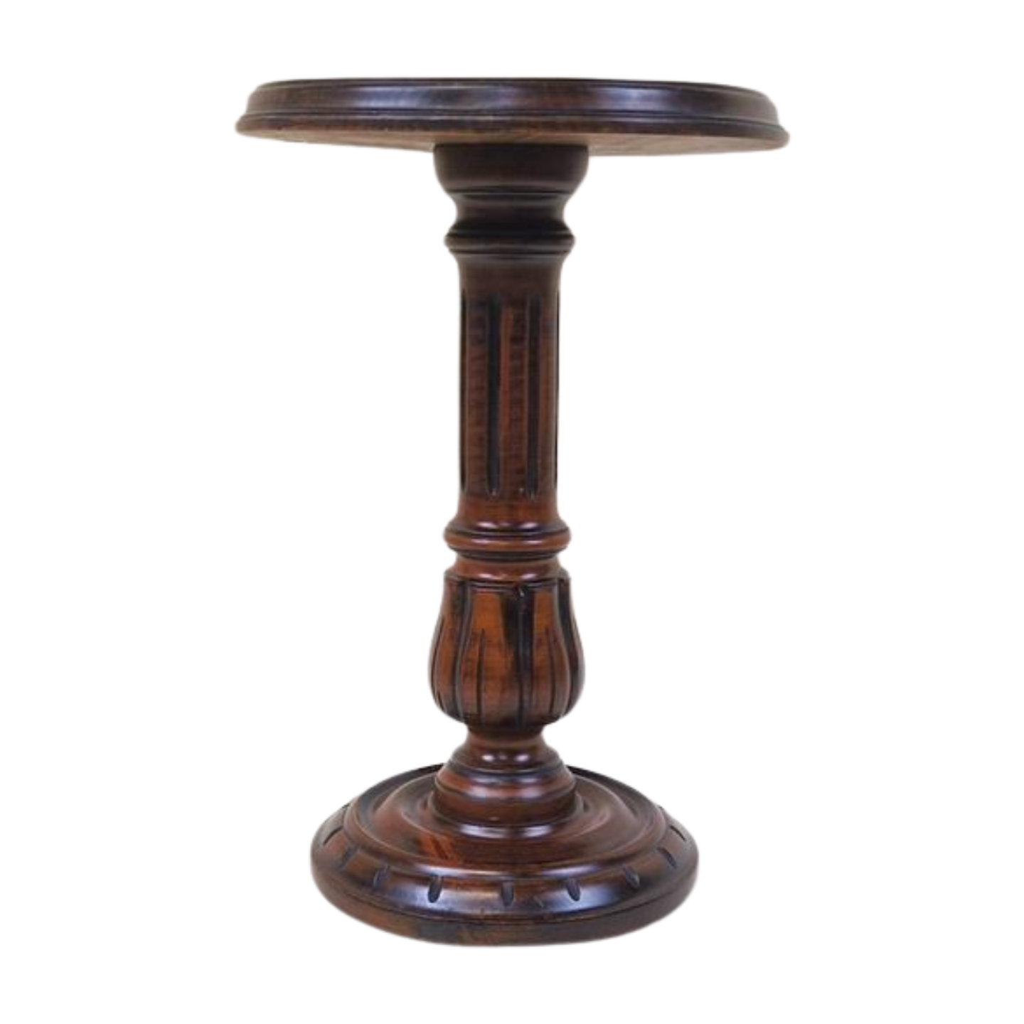 Antique English Mahogany Wooden plant Stand - 1920's