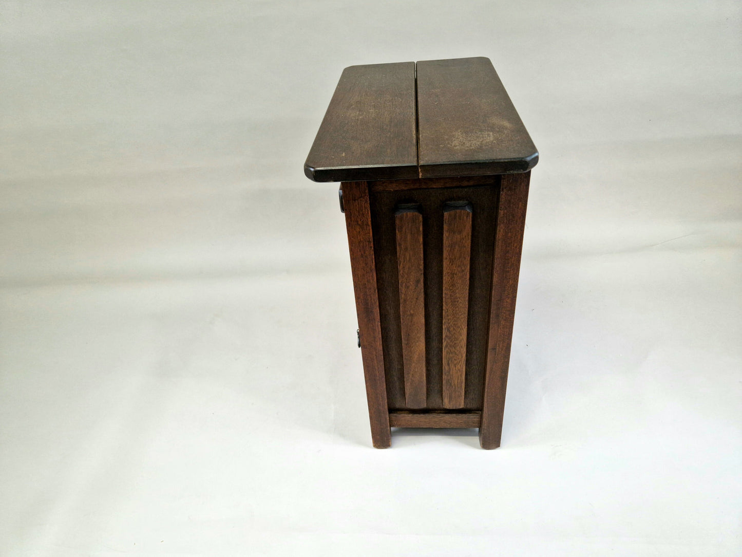 Antique Dutch cupboard - Oak cupboard - Antique bedside table - Oak side table - Antique side table