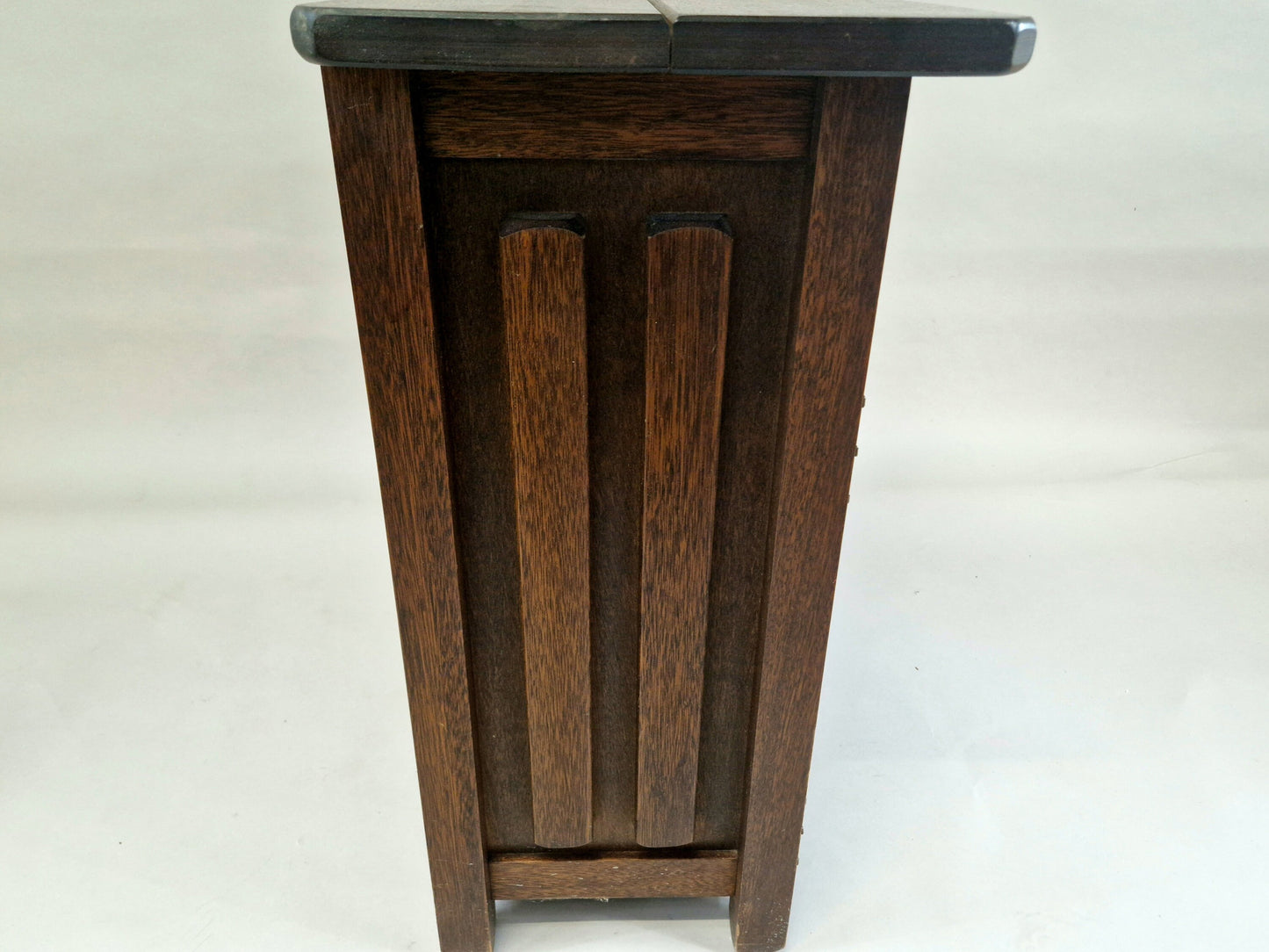 Antique Dutch cupboard - Oak cupboard - Antique bedside table - Oak side table - Antique side table