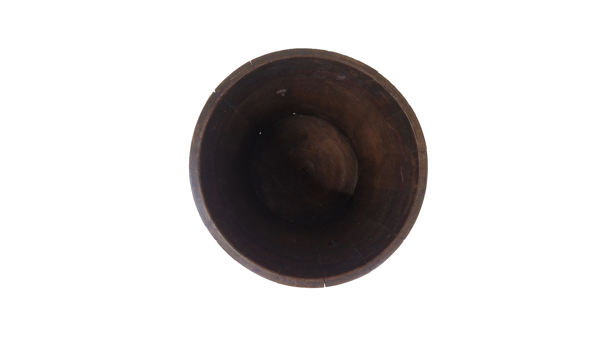 Antique mahogany Victorian jardiniere planter with brass lion ring handles circa 1850